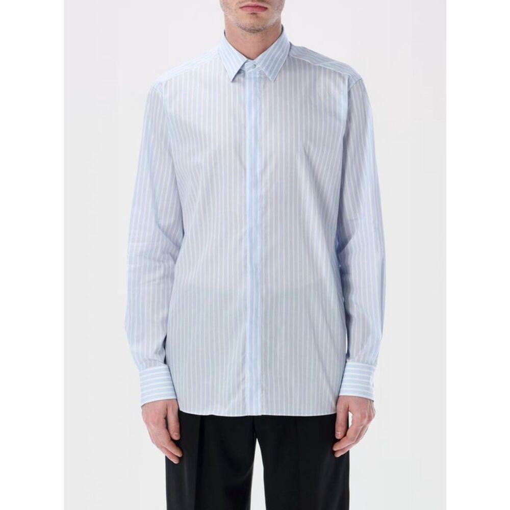 Tom Ford Men Striped Cotton Classic Shirt Tom Ford